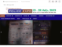 Tablet Screenshot of internationalpoliceexpo.com